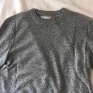 Gray Everlane Cashmere Sweater
